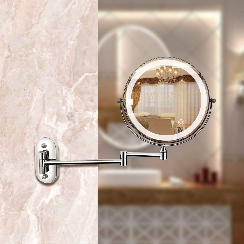 NovaGlow LED 5-fach Vergrößerungsspiegel Lampe für Make-up-Profis und den Heimgebrauch