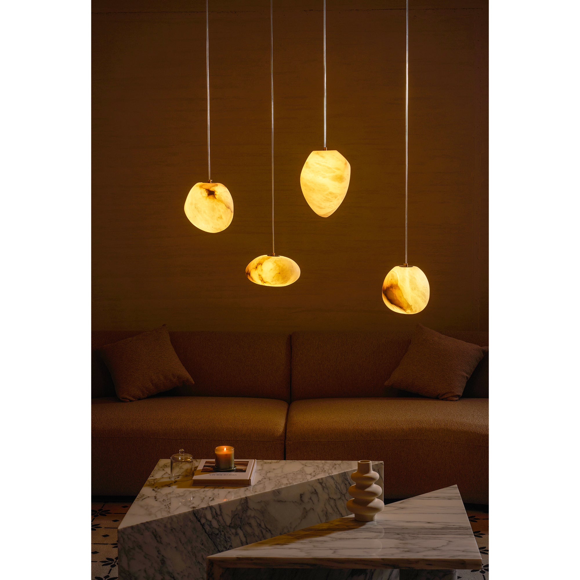 Ethereal Stone Pendant Light | Ormexis
