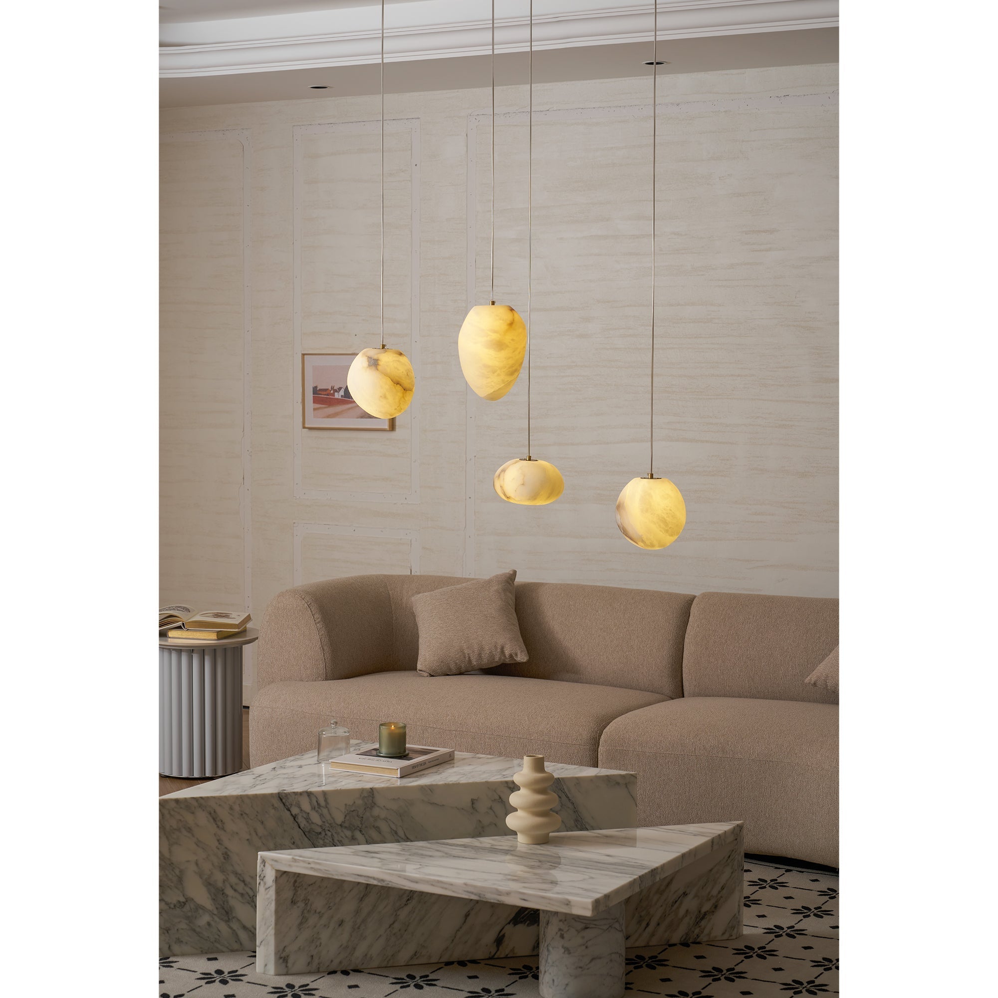 Ethereal Stone Pendant Light | Ormexis