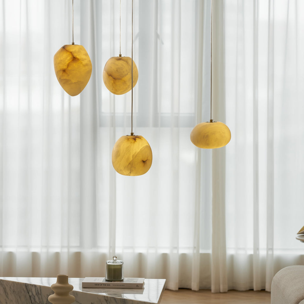 Ethereal Stone Pendant Light | Ormexis