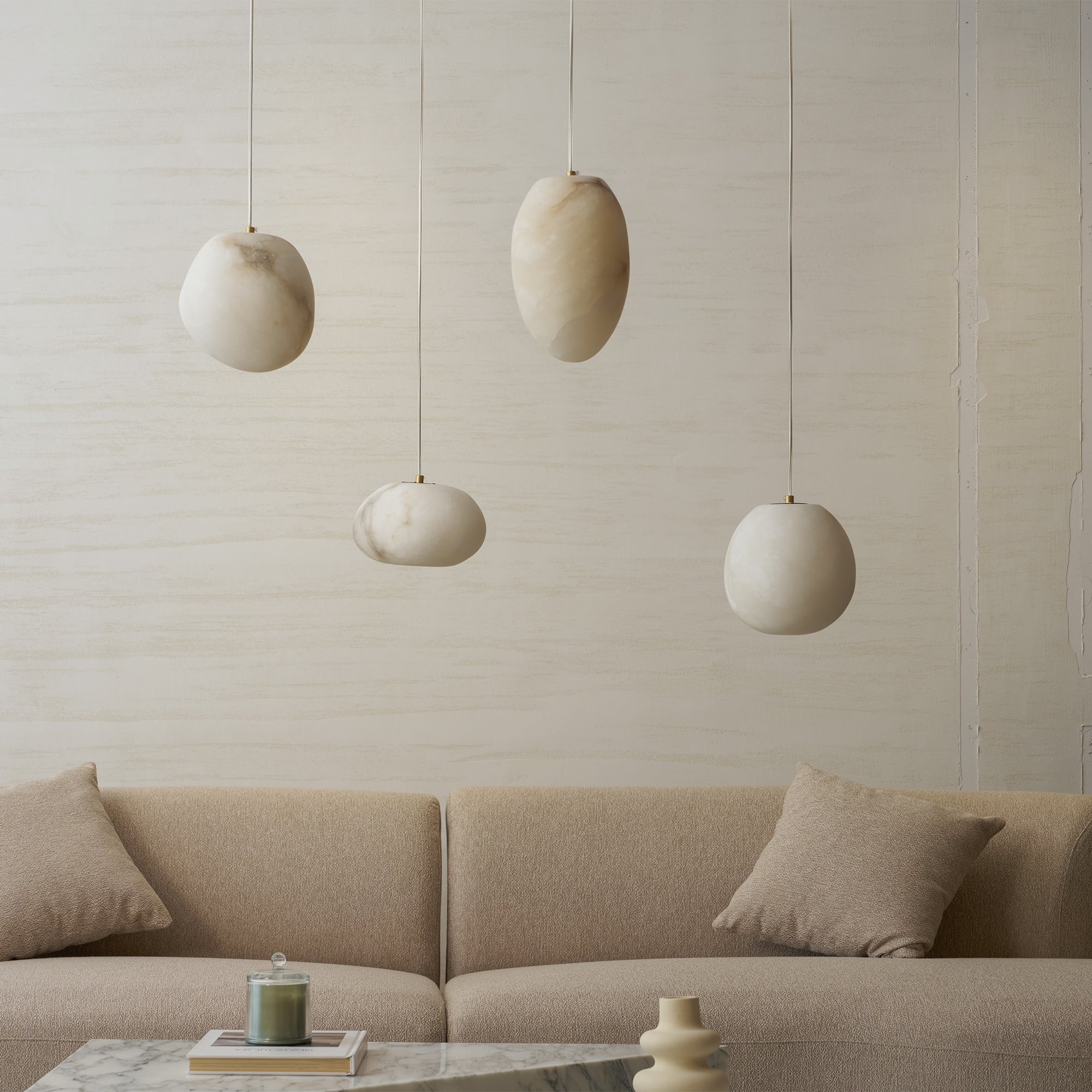 Ethereal Stone Pendant Light | Ormexis