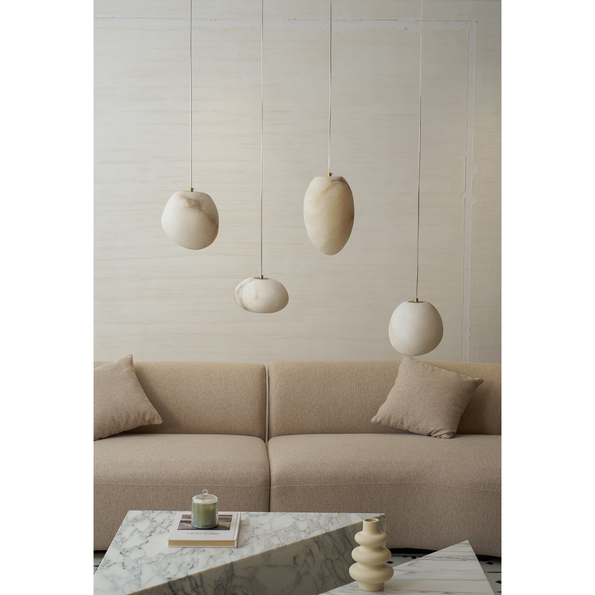 Ethereal Stone Pendant Light | Ormexis
