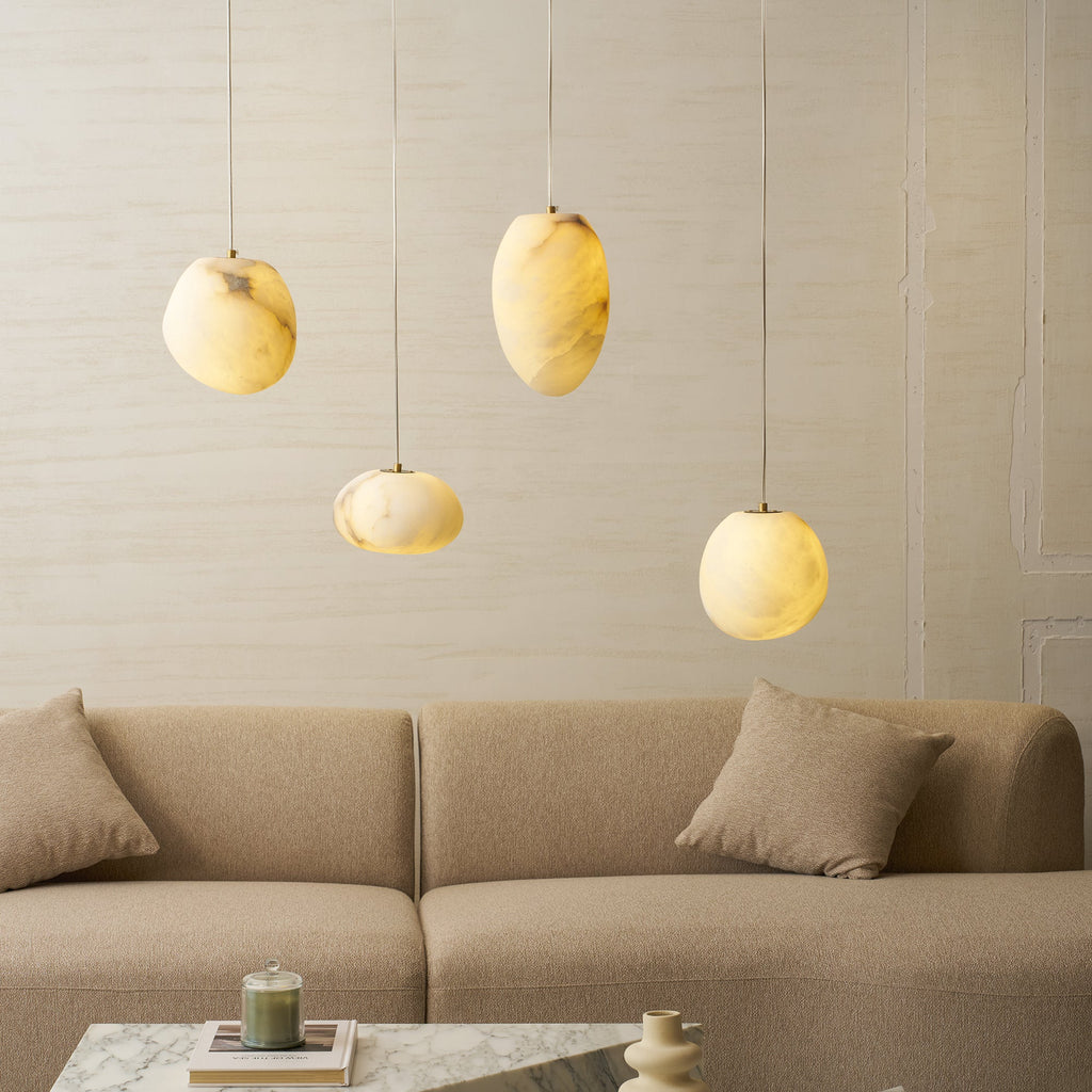 Ethereal Stone Pendant Light | Ormexis