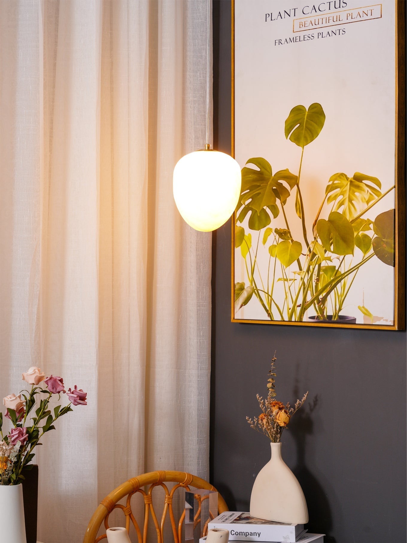 Ethereal Stone Pendant Light | Ormexis