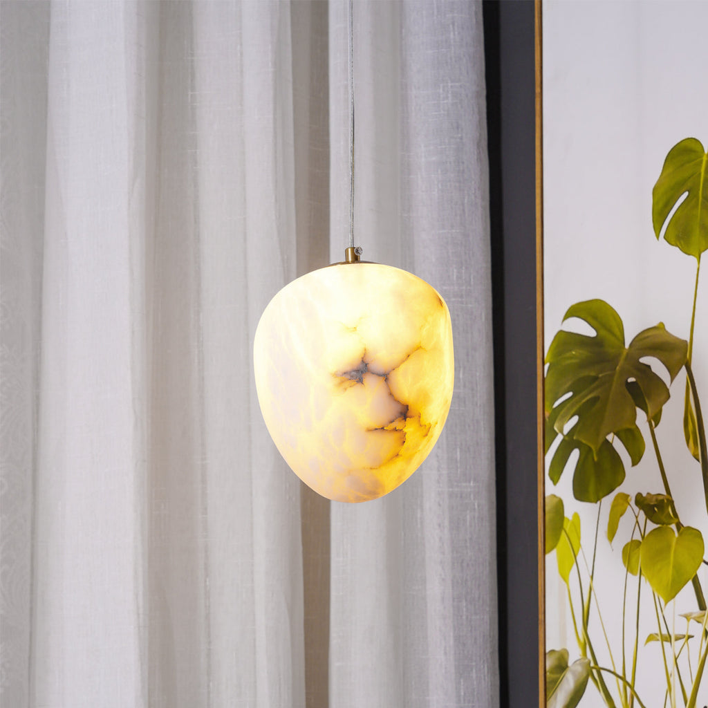 Ethereal Stone Pendant Light | Ormexis