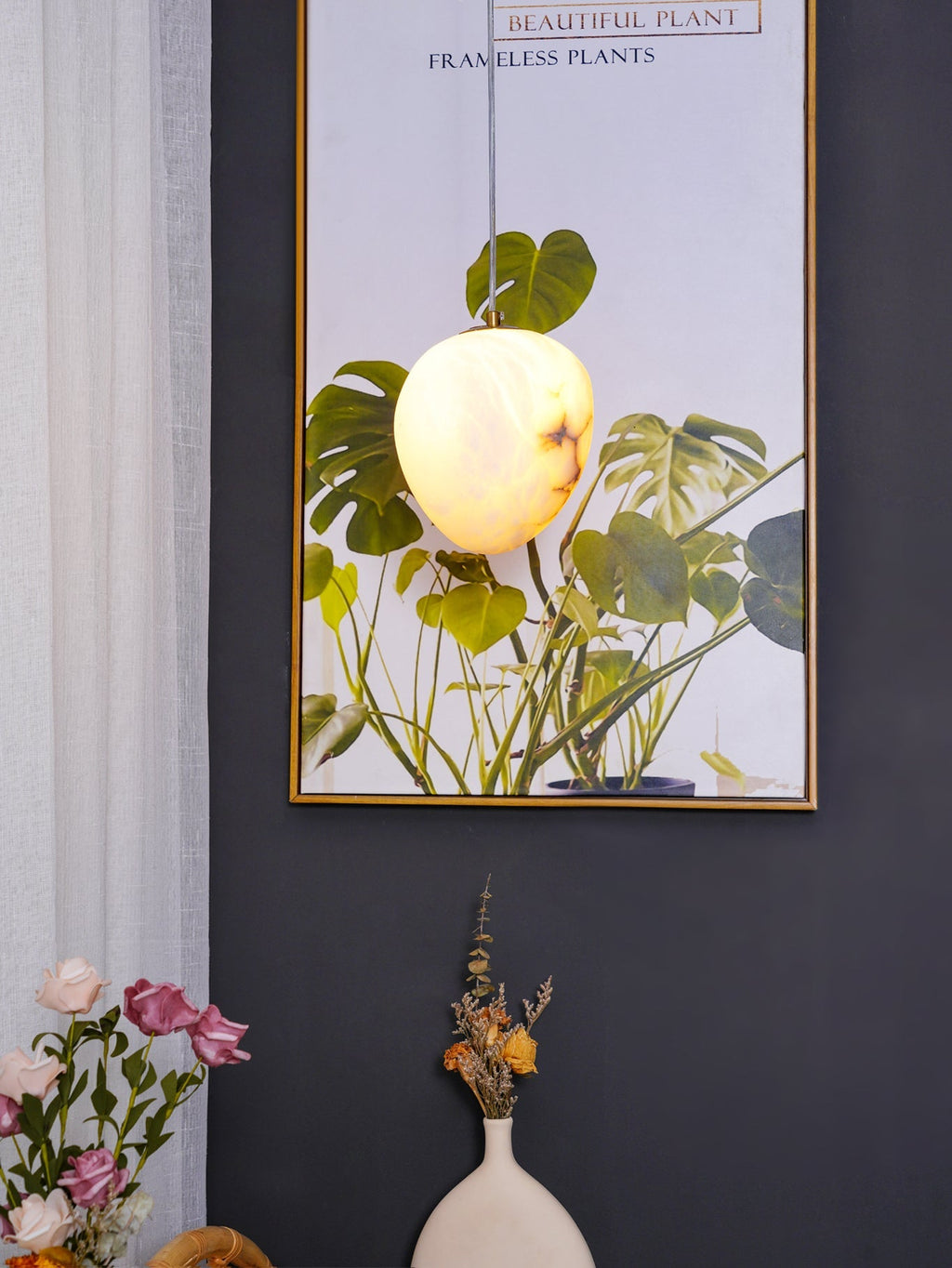 Ethereal Stone Pendant Light | Ormexis