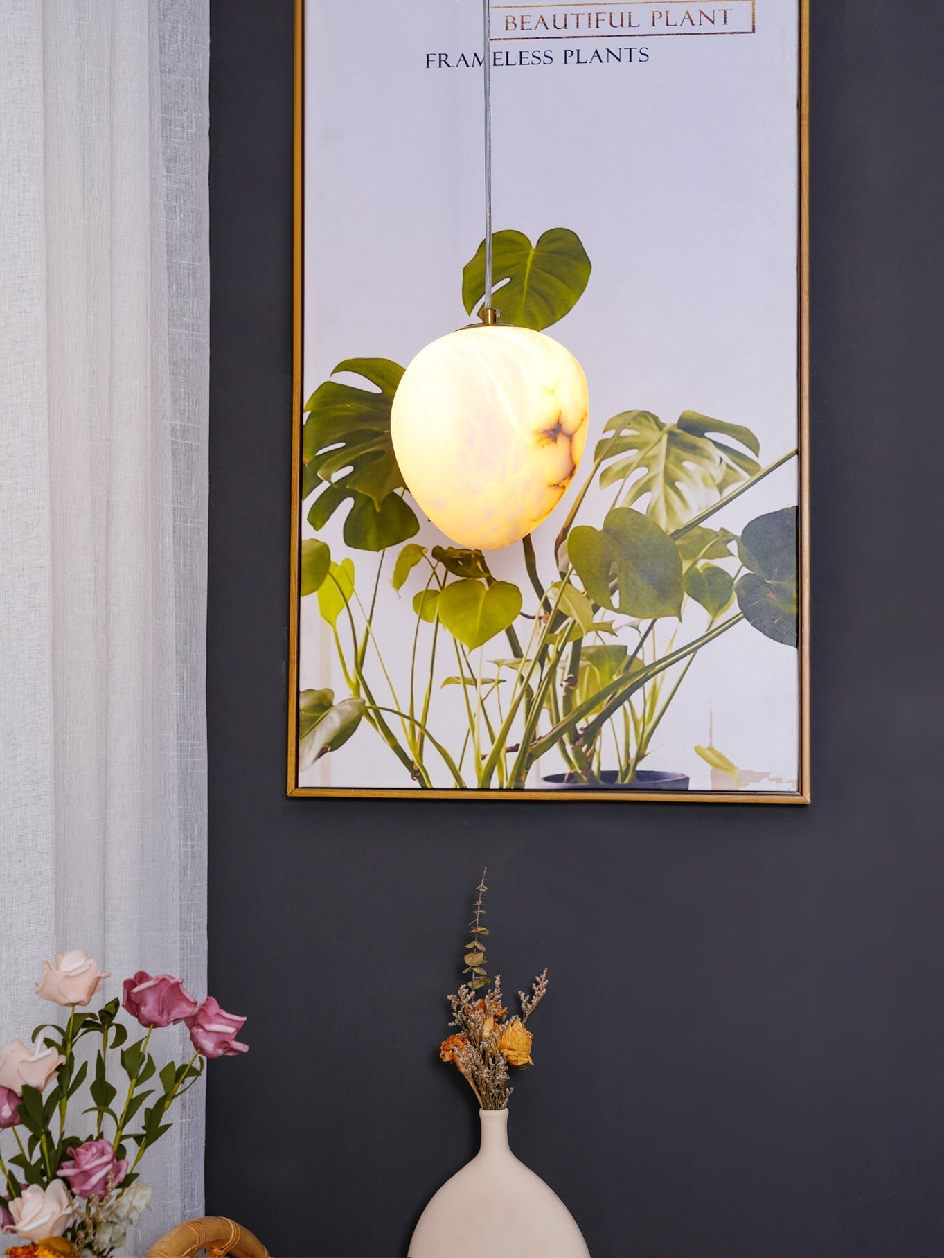 Ethereal Stone Pendant Light | Ormexis