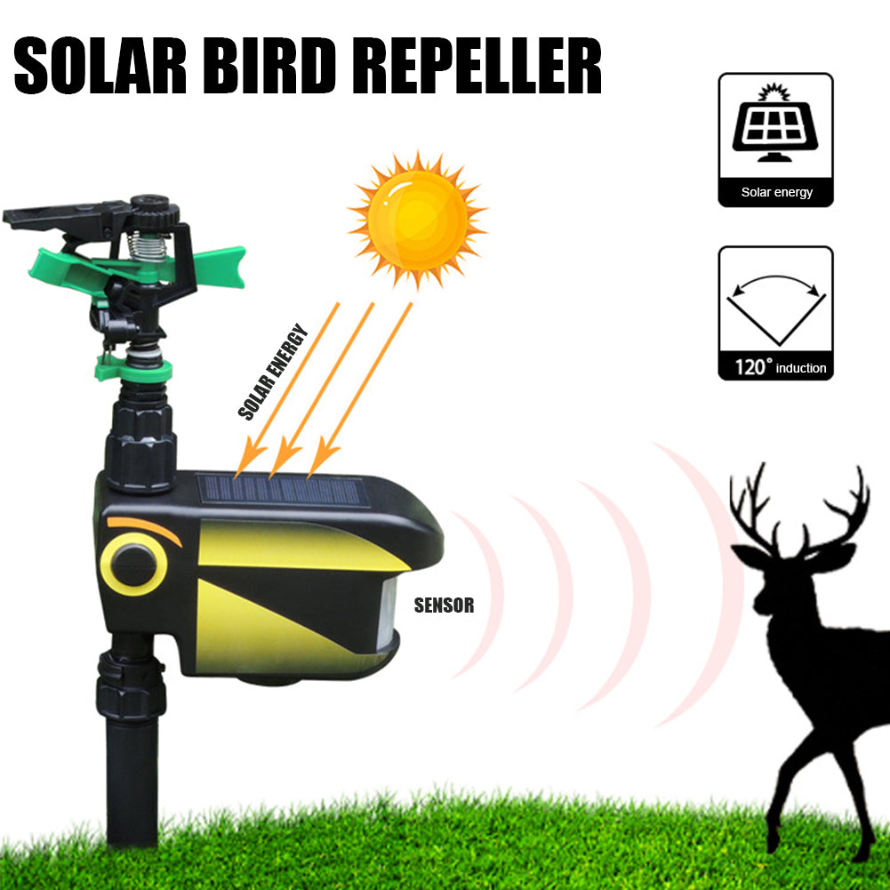 Garden Guardian Bewegungsmelder-Abwehrsprinkler mit Solarenergie