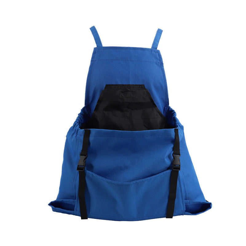 Waterproof Oxford Gardening Apron With Pockets And Adjustable Fit For Women