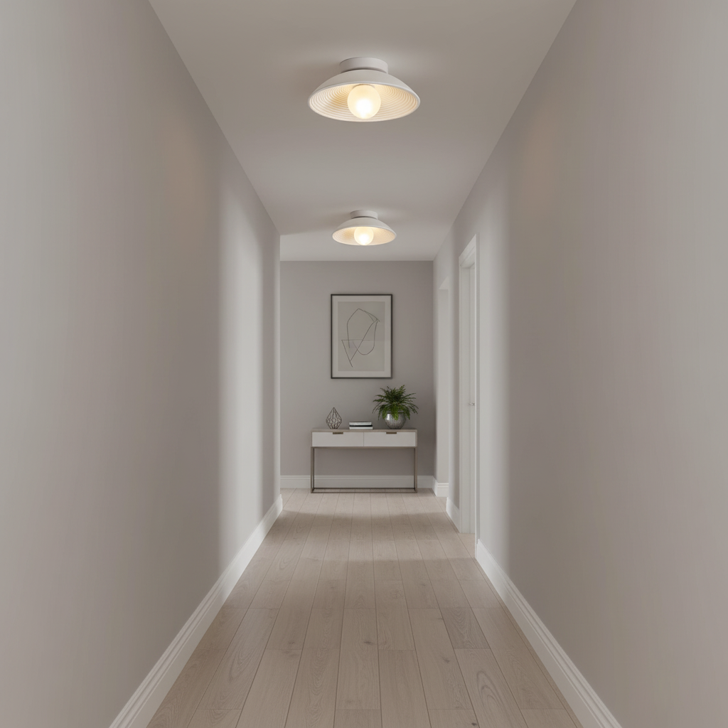 Circular Wooden Flush Mount Light | Ormexis