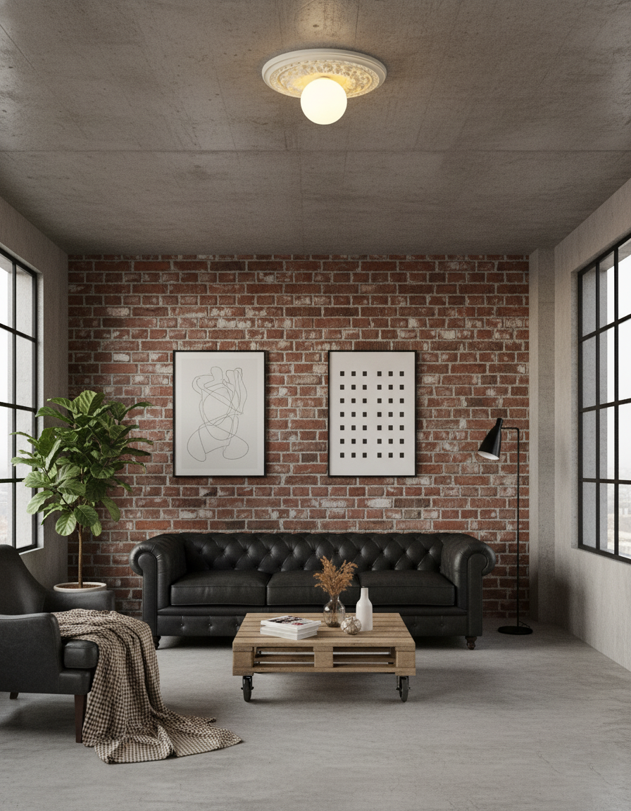 Rosette Orb Flush Mount | Ormexis