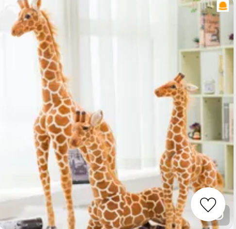 Peluche girafe surdimensionnée pour câlins chaleureux et moments de jeu
