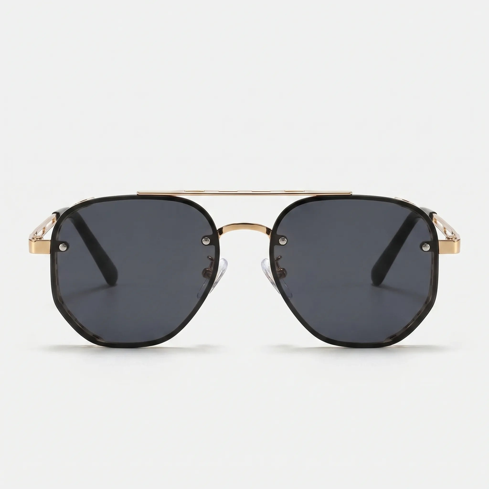 Geometric Aviator Sunglasses -  Driving In Sunlight - Ormexis
