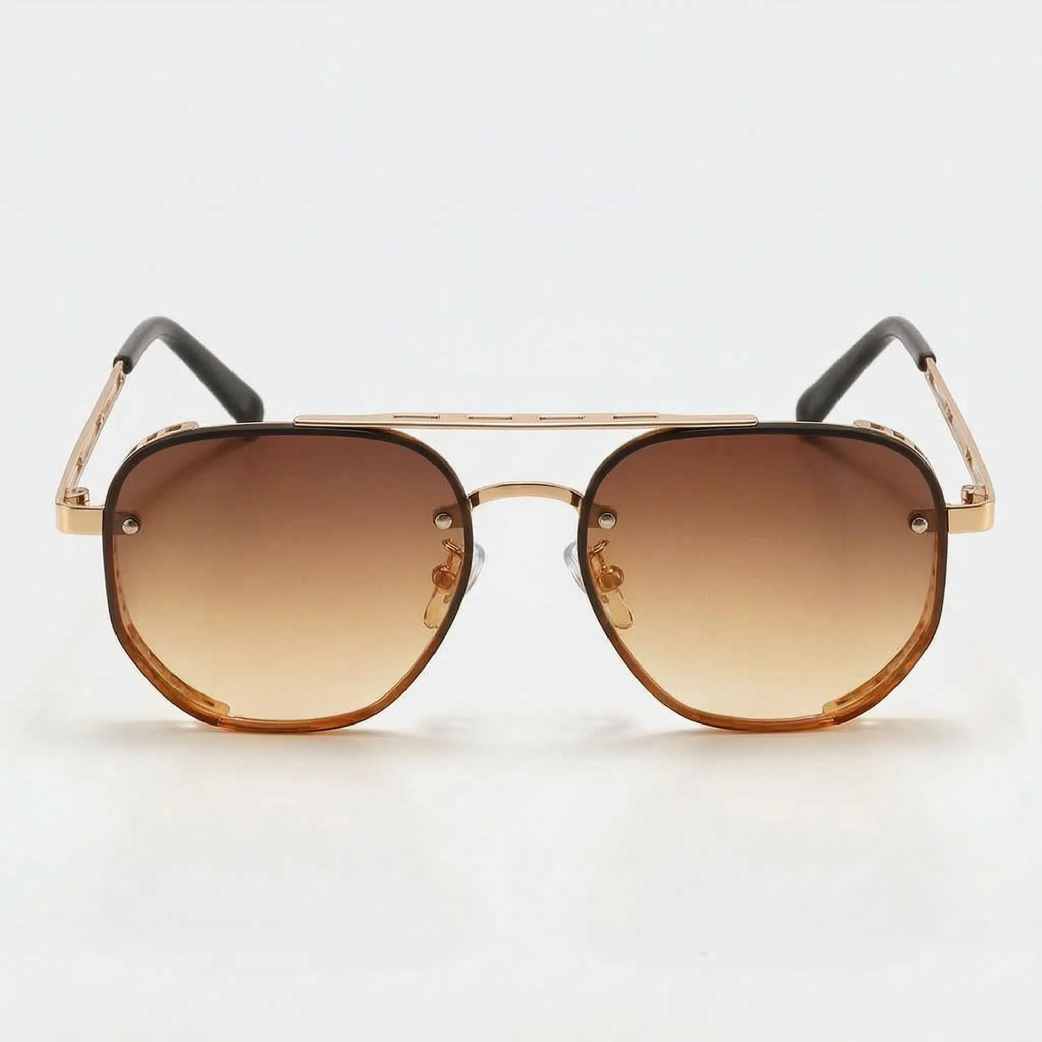 Geometric Aviator Sunglasses -  Driving In Sunlight - Ormexis