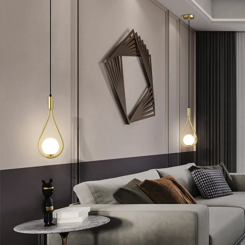 Elysische druppelvormige hanglamp | Ormexis