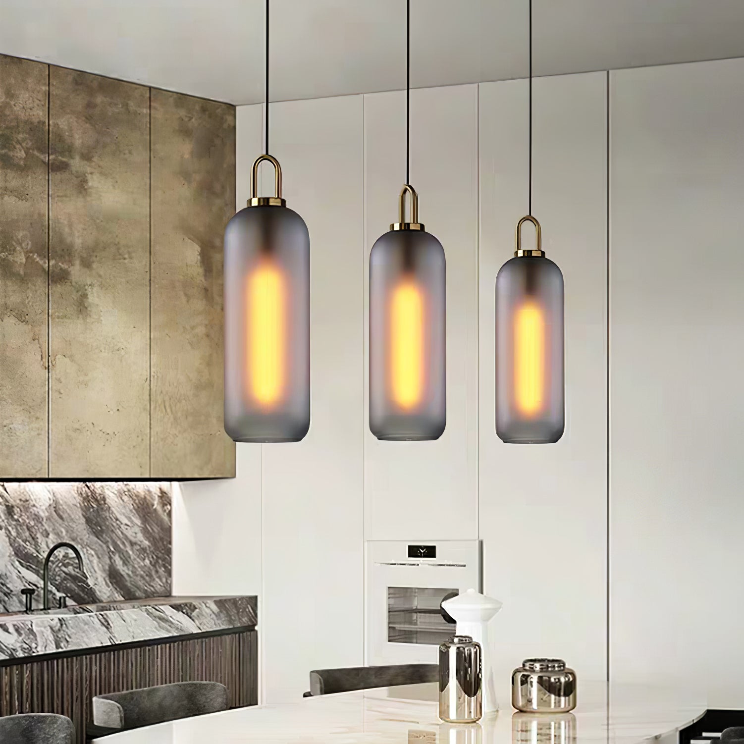 Modern Pendulum Glass Pendant Light | Ormexis