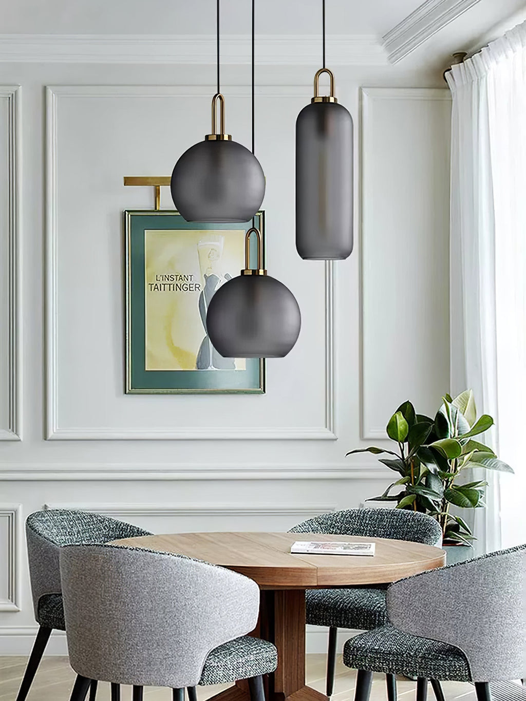 Modern Pendulum Glass Pendant Light | Ormexis