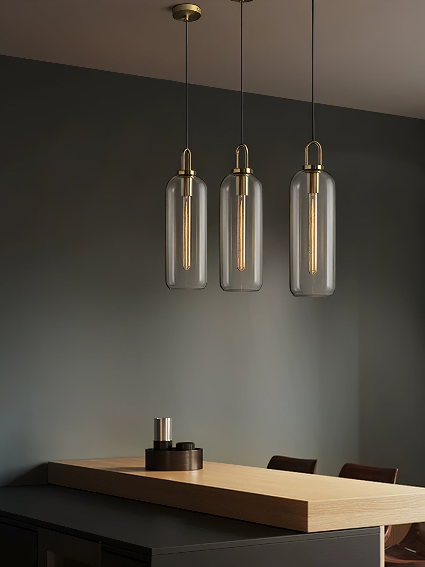 Modern Pendulum Glass Pendant Light | Ormexis