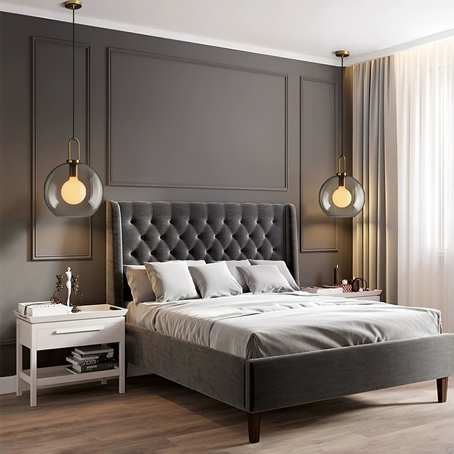 Modern Pendulum Glass Pendant Light | Ormexis