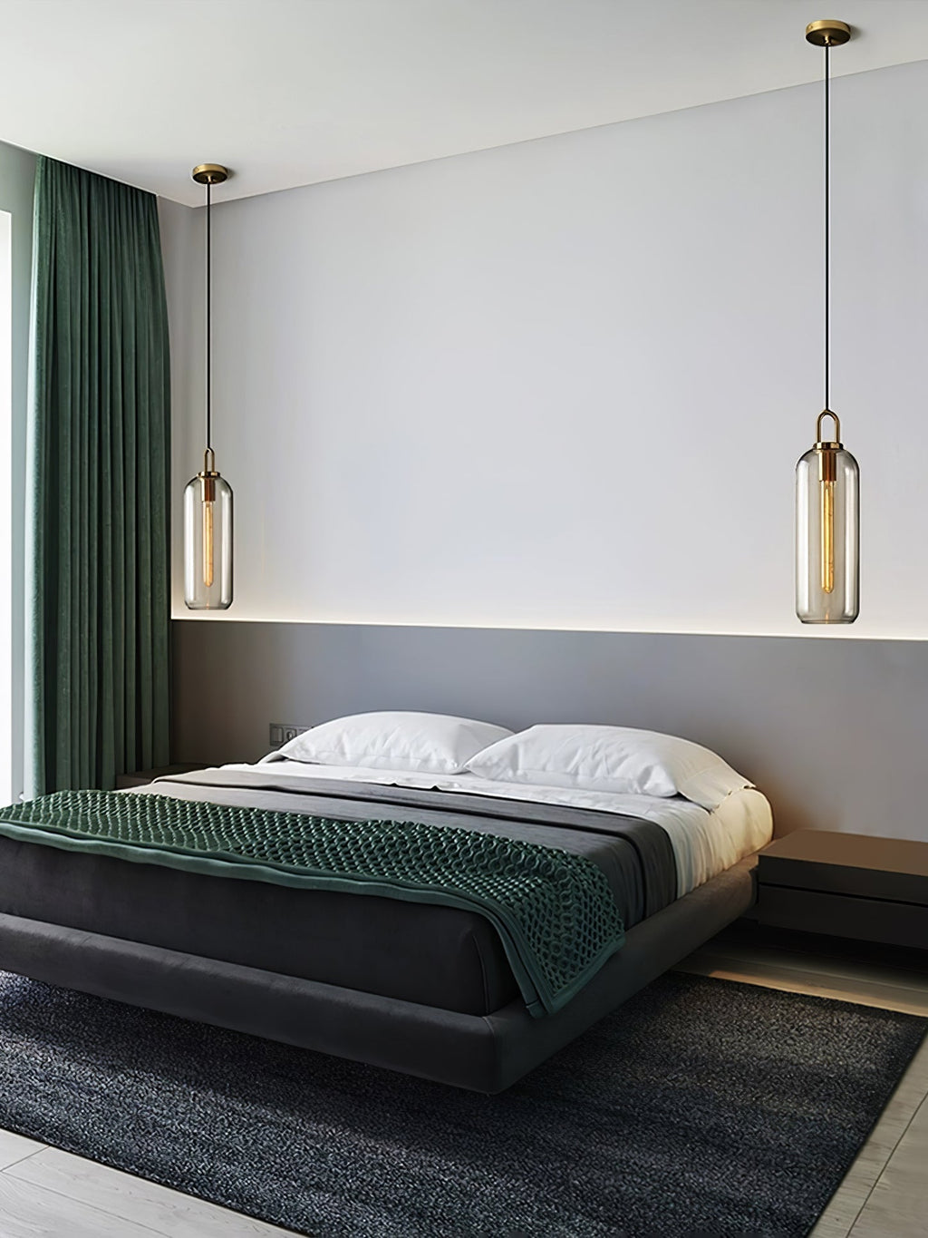 Modern Pendulum Glass Pendant Light | Ormexis