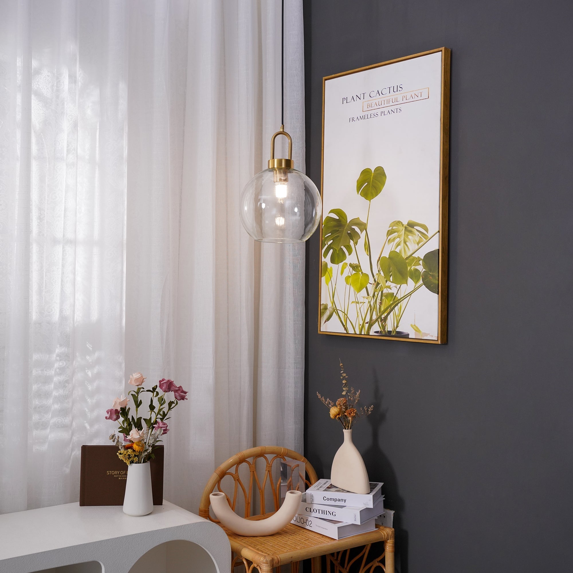 Modern Pendulum Glass Pendant Light | Ormexis