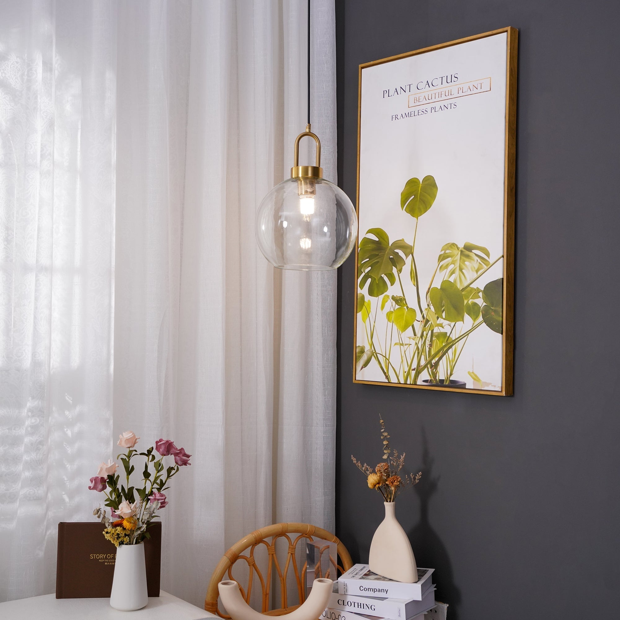 Modern Pendulum Glass Pendant Light | Ormexis