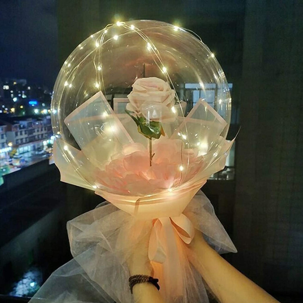 Luminous LED Balloons For Memorable Celebrations With Customizable Lights And Durable Decor