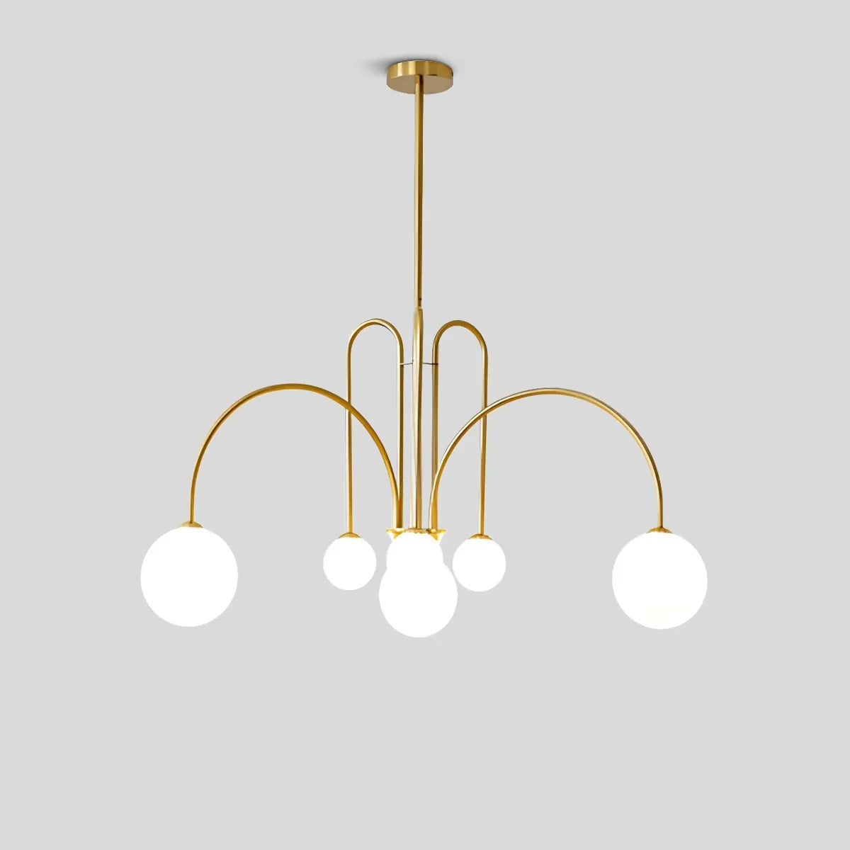 Avi Glass Chandelier With Double Layer Design Contemporary Ceiling Light