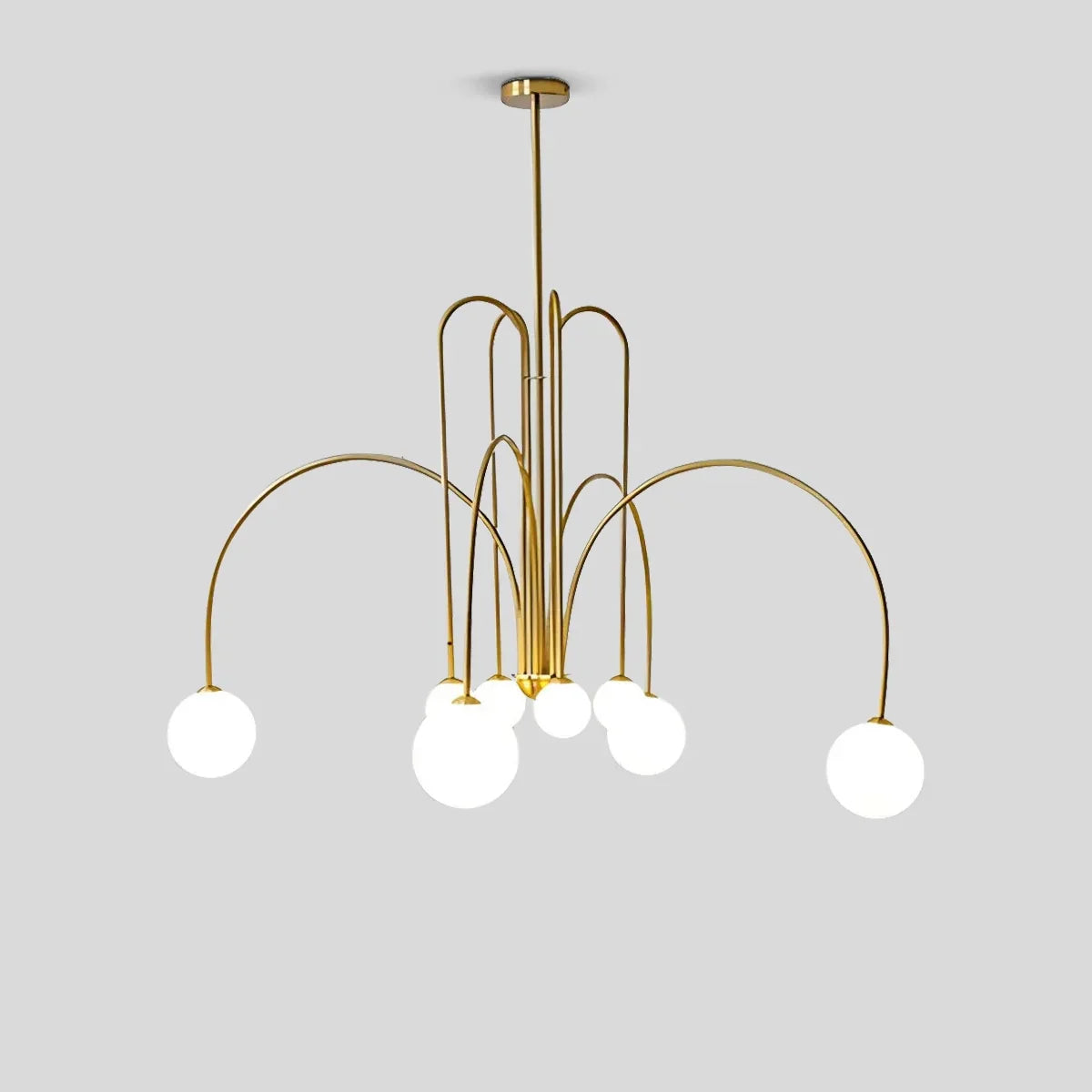 Avi Glass Chandelier With Double Layer Design Contemporary Ceiling Light