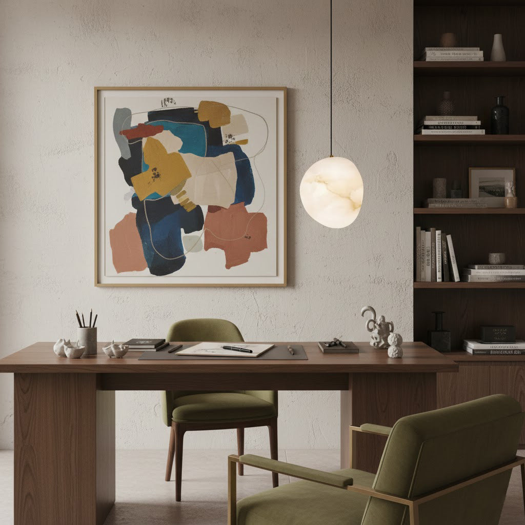 Ethereal Stone Pendant Light | Ormexis