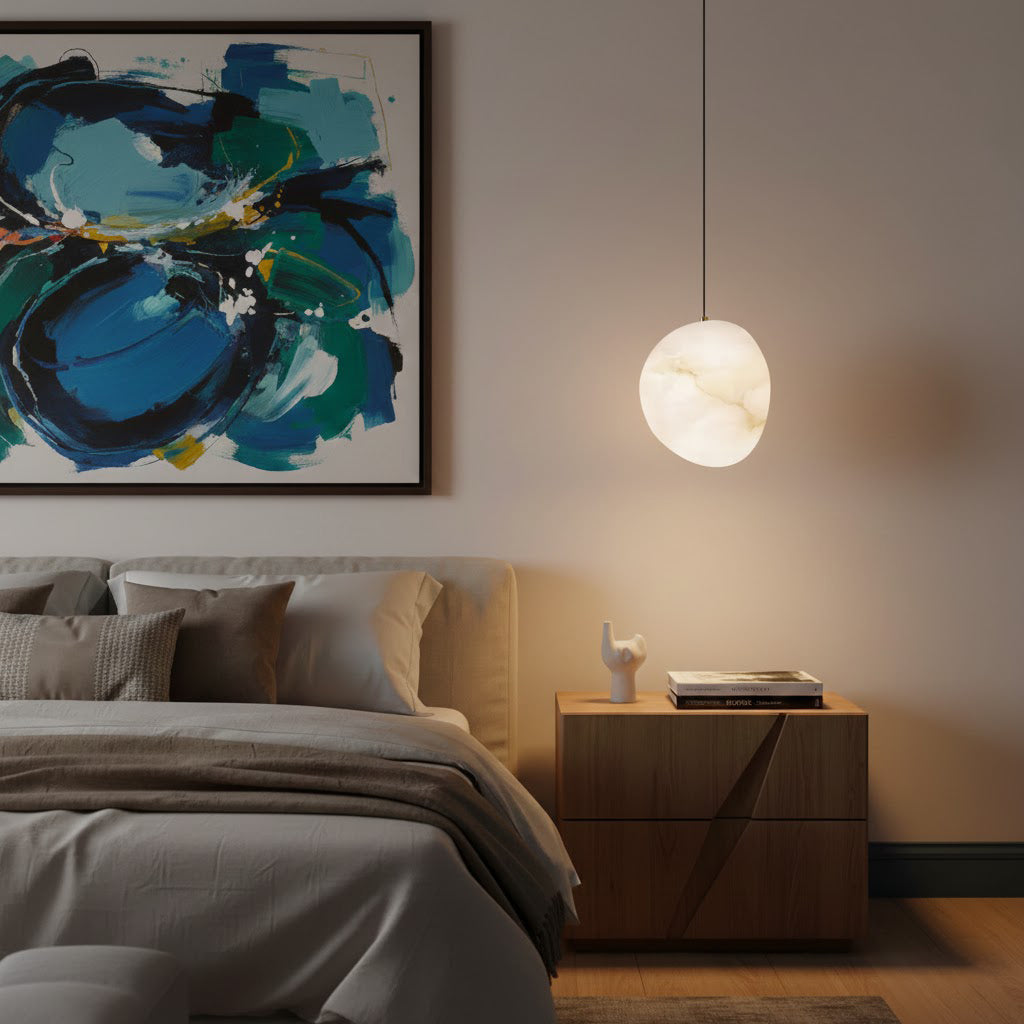 Ethereal Stone Pendant Light | Ormexis