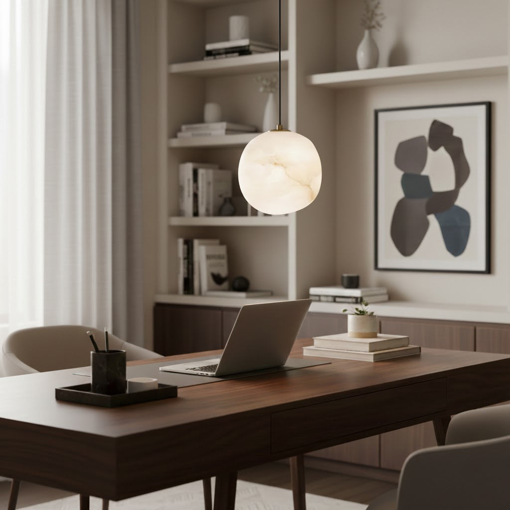 Ethereal Stone Pendant Light | Ormexis
