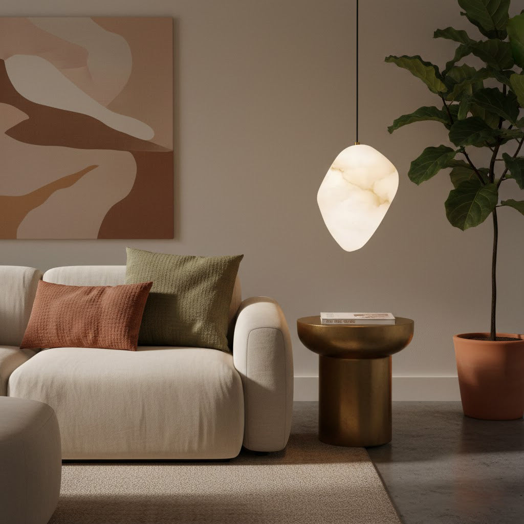 Ethereal Stone Pendant Light | Ormexis