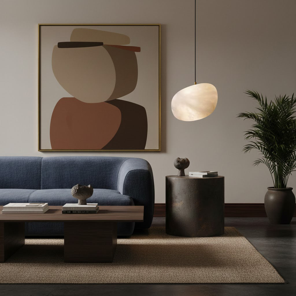 Ethereal Stone Pendant Light | Ormexis