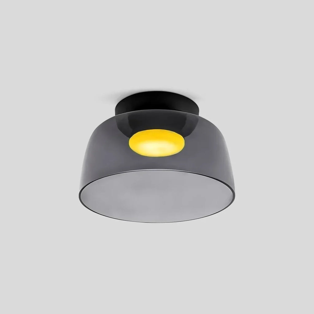 Koselig soveromstaklampe med farget glassglød