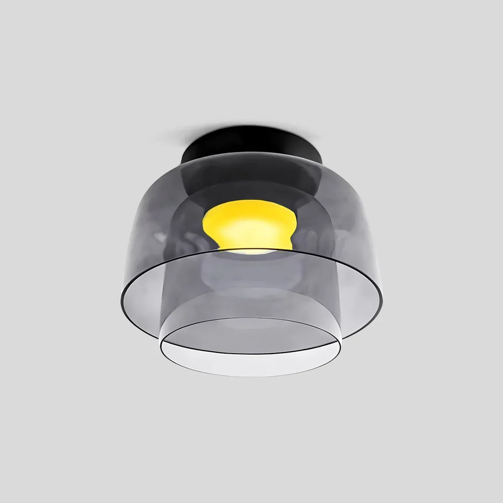Koselig soveromstaklampe med farget glassglød