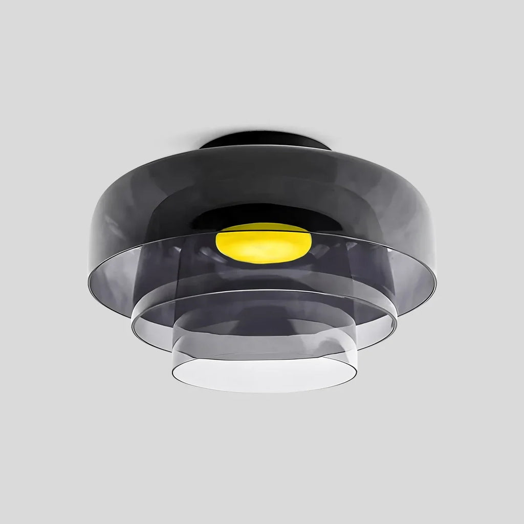 Koselig soveromstaklampe med farget glassglød
