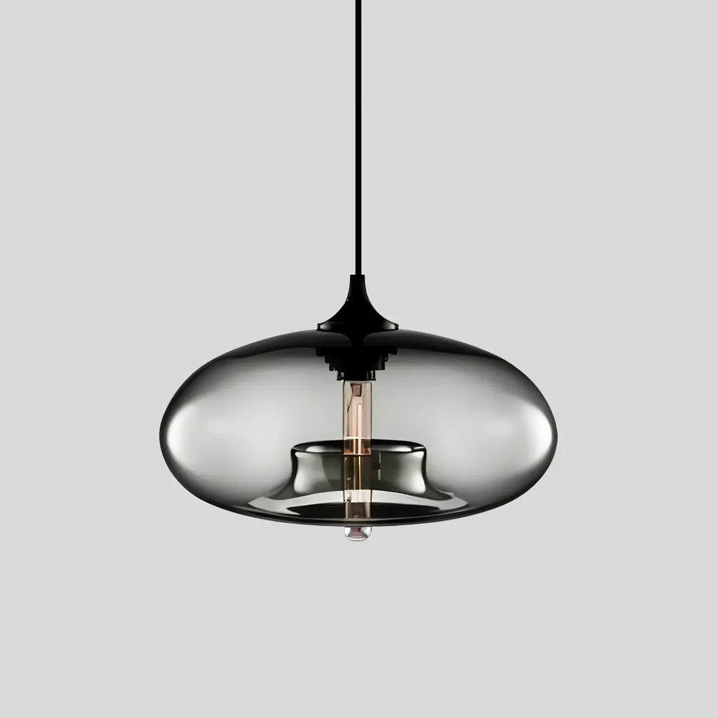 Vivid Glass Pendant Fixture for Dining Room Decor Accent