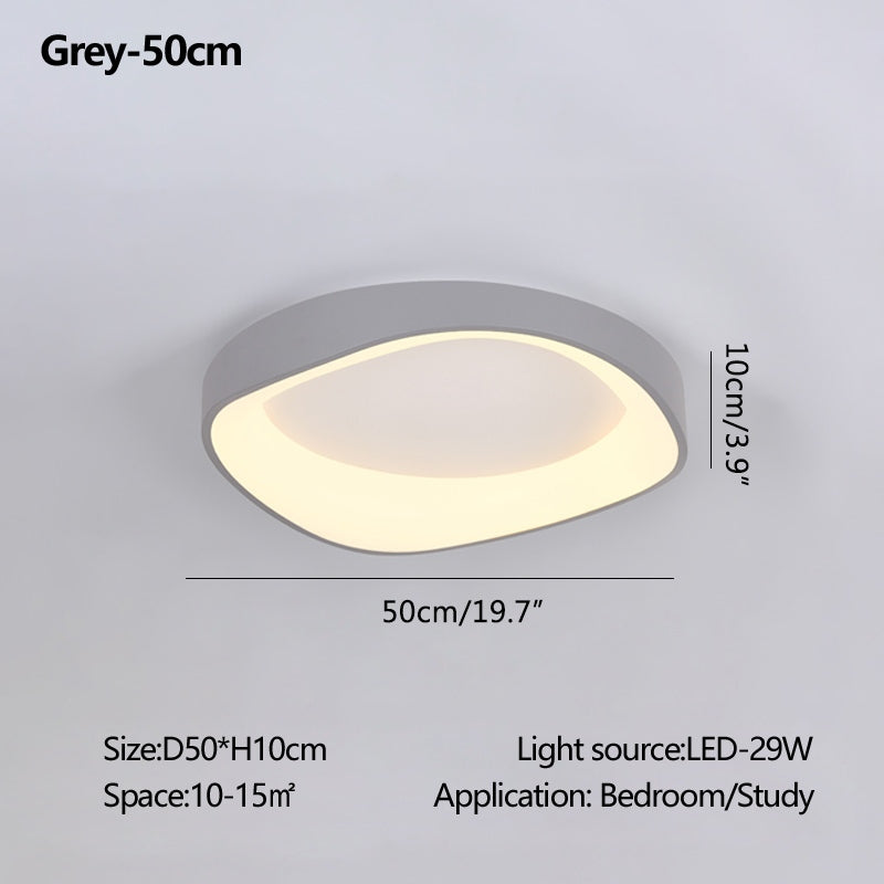 Scandinavian Inspired Ceiling Light With Acrylic Circle Design For Bedroom