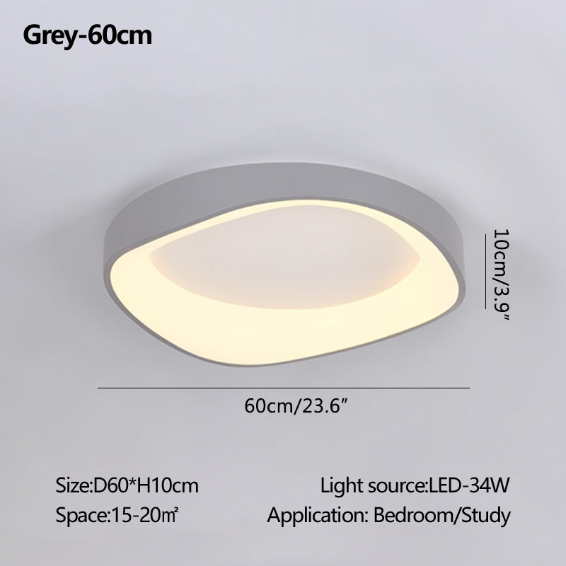 Scandinavian Inspired Ceiling Light With Acrylic Circle Design For Bedroom
