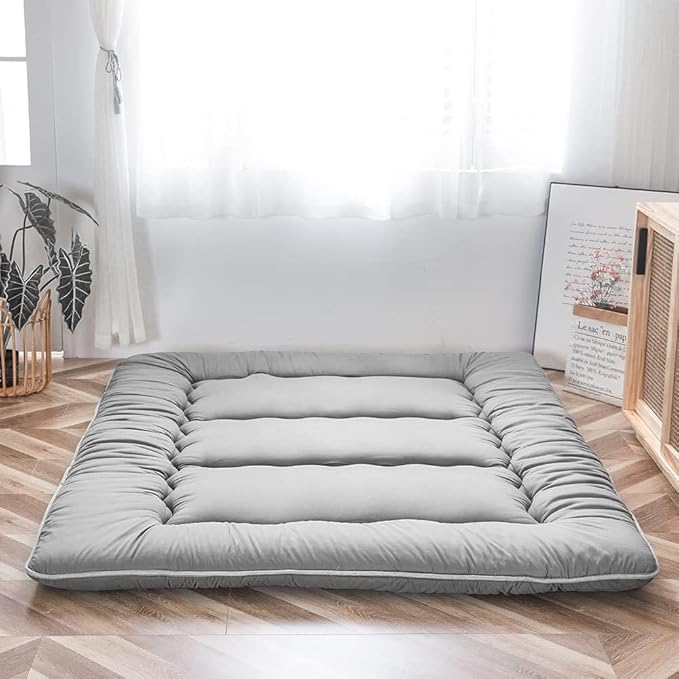Foldable Tatami Floor Mattress, Four Inch Thick Futon For All Ages