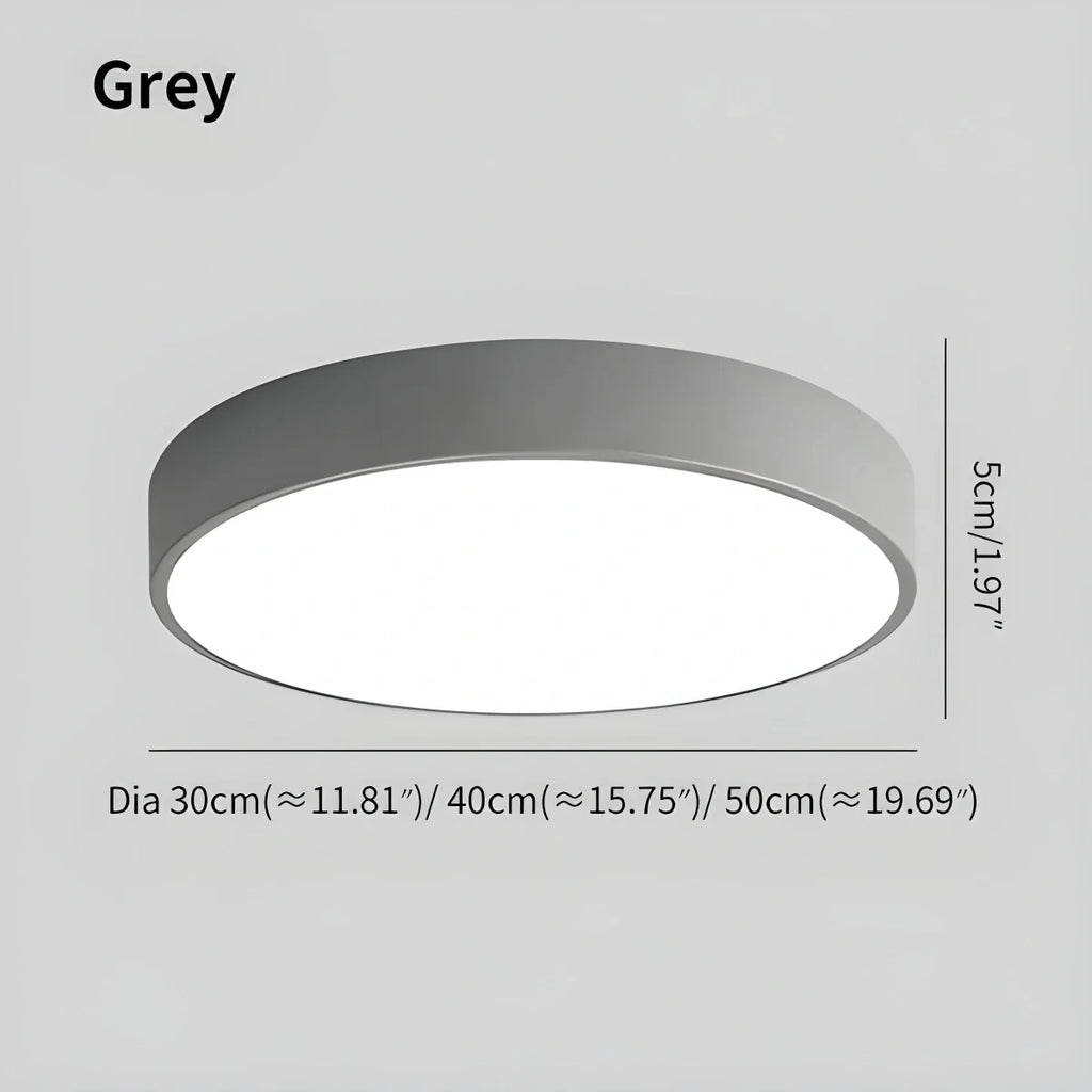 LED stropní světlo Macaron minimalistické kruhové svítidlo pro moderní interiéry