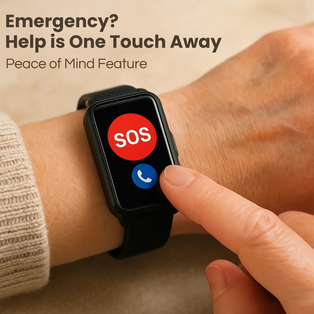 Chytré hodinky Guardian Watch Senior s detekcí pádu a GPS sledováním