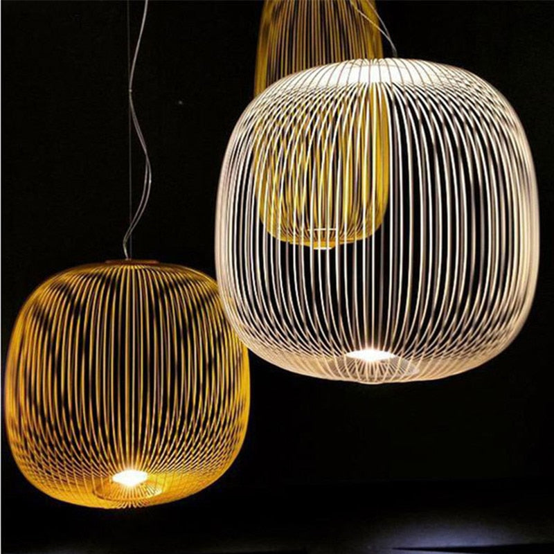 Lyra Spokes hengelampe, taklampe, 52 cm diameter, 200 cm høyde