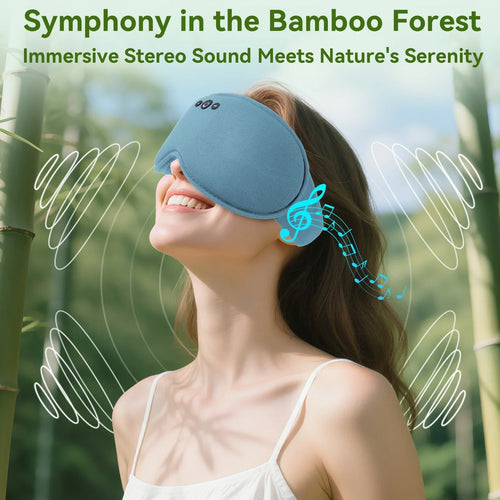 DreamEase Bluetooth 3D Sleep Mask With Light Blocking And Music