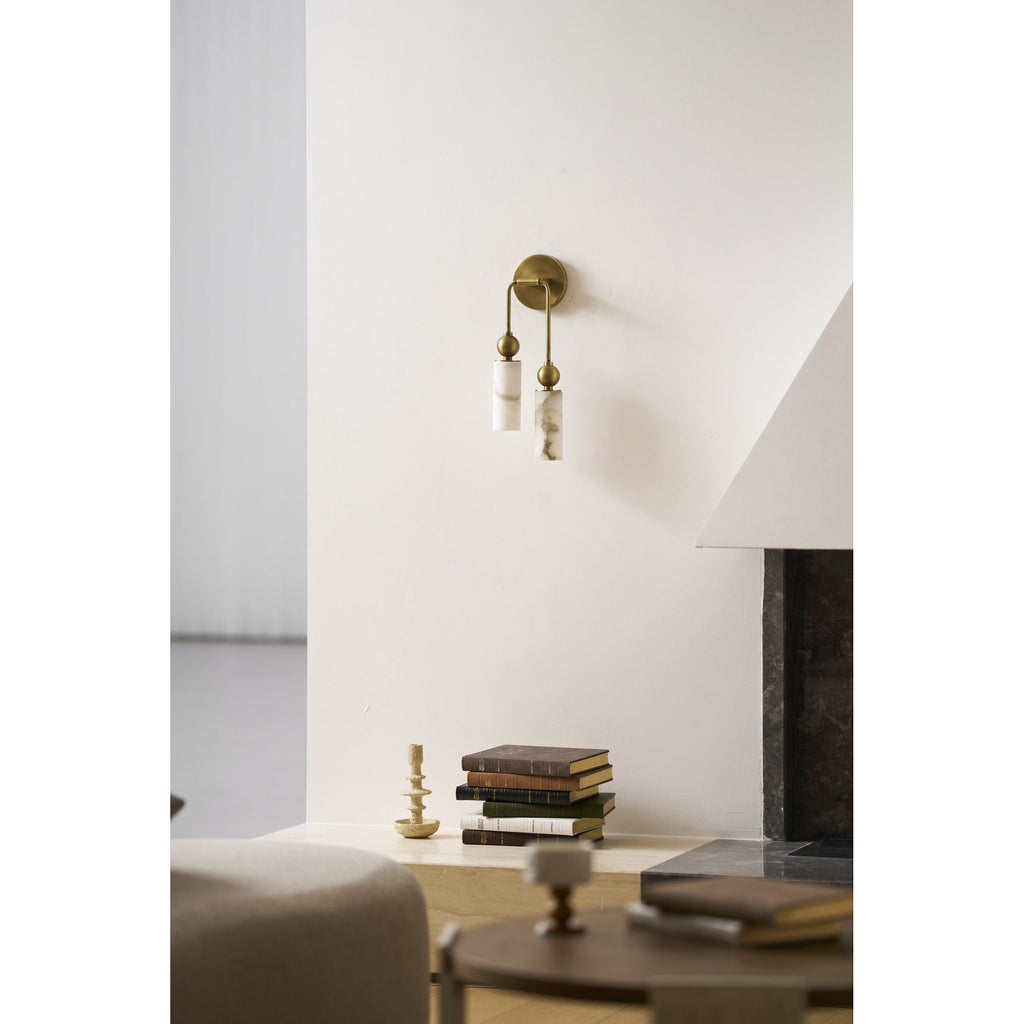 Nástěnné svítidlo Lunara Alabaster | Ormexis