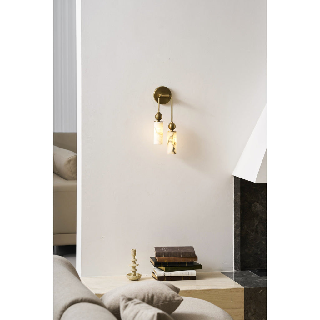 Nástěnné svítidlo Lunara Alabaster | Ormexis