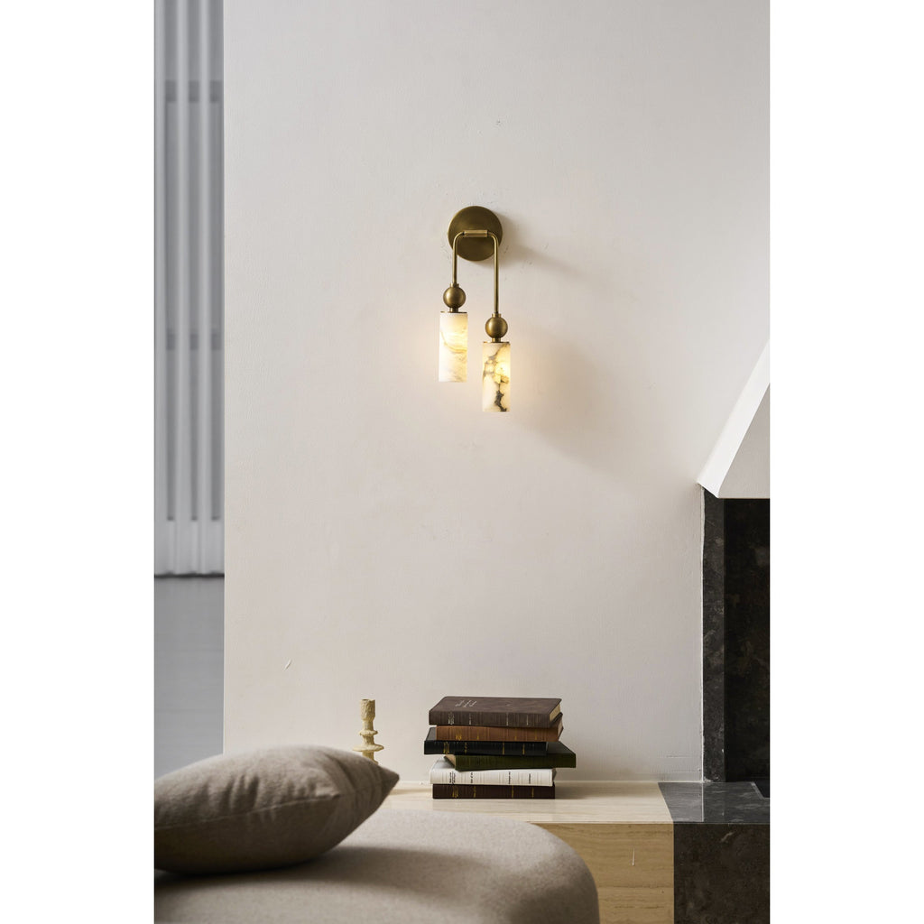 Nástěnné svítidlo Lunara Alabaster | Ormexis