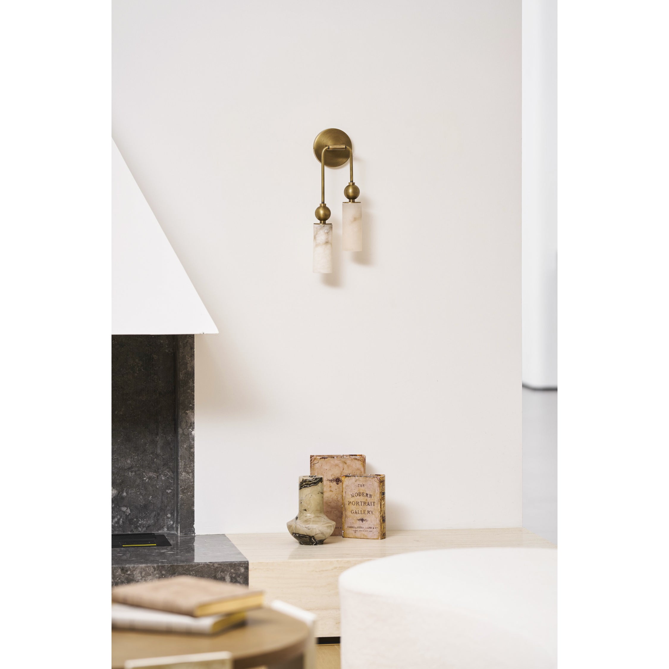 Nástěnné svítidlo Lunara Alabaster | Ormexis