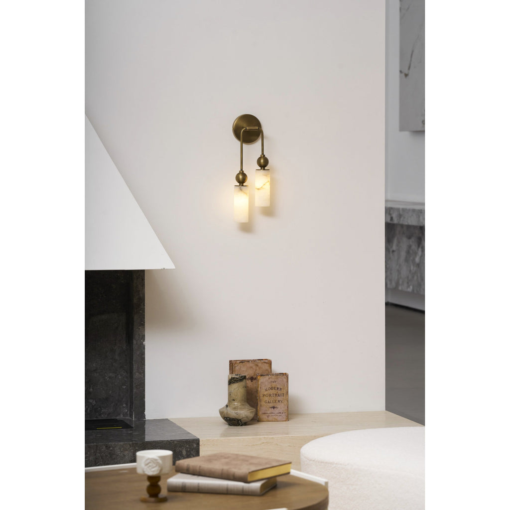 Nástěnné svítidlo Lunara Alabaster | Ormexis